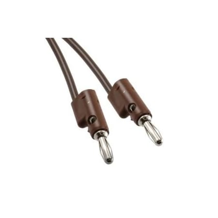 Banana Plug Patch Cord Brown 1894267